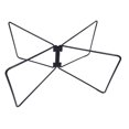 thumbnail image 1 of jinwen Foldable Stand Foldable Stand Rack Luggage Rack Outdoor Ice Chest Holder Stable Suitcase Stand Frame for Picnic Travel A Black, 1 of 9