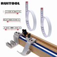 thumbnail image 3 of Pit Measure Tape Measure 1m/13mm Adhesive, White, 3 of 5
