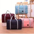 thumbnail image 3 of Sac de Rangement pour Vêtements Portable à Grande Capacité, Sac de Voyage Multifonction, Sac Pliable pour Embarquement, Peut s'Installer sur une Valise à Roulettes, Noir, 3 of 6