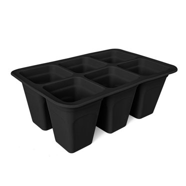 Rbaofujie Planting Trays Nursery Pots Reusable Planting Trays Suitable for Flowers Vegetables Seedling Starter Tray