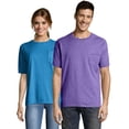 thumbnail image 1 of Hanes Mens ComfortWash Garment Dyed Short Sleeve Pocket Tee, XL, Lavender, 1 of 3