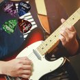 thumbnail image 2 of Guitar Picks, Durable Delrin Plastic Non-Slip Textured Grip, Celluloid Material Smooth Comfortable Feel For Multiple Applications (20PCS), 2 of 7
