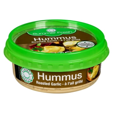 Summer Fresh Roasted Garlic Hummus