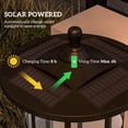 thumbnail image 4 of Outsunny Lampadaire Solaire de 72 Pouces, Lampadaire Extérieur IP44 à DEL, Lot de 2, 4 of 10