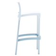 thumbnail image 2 of Compamia Gio Tabouret de Bar d'Extérieur 29,5 Po Blanc, 2 of 8