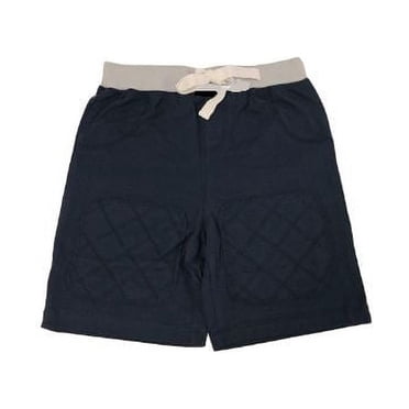 Kidsy Shorts Décontractés pour Garçons avec Genouillères, Coton Doux, Fermeture à Enfiler/tiroir, Marine, 6