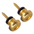 thumbnail image 1 of 2 Pcs Guitar Strap Button Locks Secure Screw Bass Ukulele Belt Buckle Buttons, 1 of 9