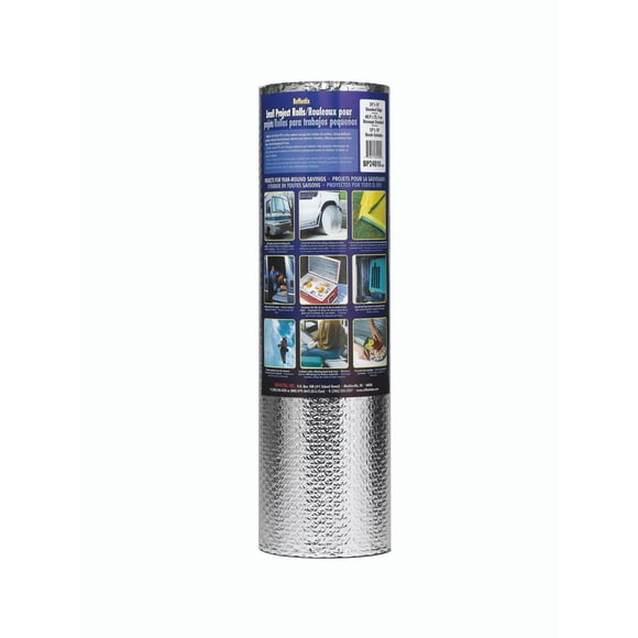 Reflectix Multi Purpose Insulation BP48010 Double Sided Reflective Polyethylene; 48 Inch Width x 10 Foot Length Roll; Cover 40 Square Foot Area; 5/16 Inch Thick