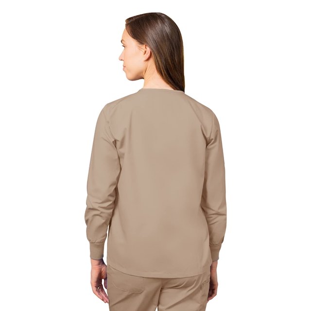Adar Universal Women's Scrub Set - Warm-Up Scrub Jacket and Elastic Pull-On Pants