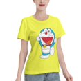 thumbnail image 2 of Women's Basic Short Sleeve T-Shirt Doraemon, 2 of 6