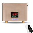 thumbnail image 1 of Chauffe-eau Sans Réservoir, Mini Chauffe-Eau Électrique Instantané 3000 W avec Affichage LED, Chauffe-Eau à la Demande avec Télécommande, Affichage Numérique de la Température, 1 of 7