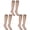 Grey, variant on GDREDA 4 Pairs Of Women'S Silk Thigh High Socks Nylon Socks For Women Party Tights Accessories Garter Thigh Highs Stockings for Women plus Size Large Stocking Stockings for Women Pantyhose Silk