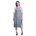 thumbnail image 1 of Bimba Tunique Droite en Coton pour Femmes, Kurta Imprimée, Tenue d'Été, Kurti pour Dames - Petit, 1 of 6