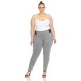 thumbnail image 4 of White Mark Pantalon Ajusté Jacquard pour Femmes, 4 of 5