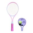 thumbnail image 2 of jinwen Tennis Ball Self Practice Solo Training Lightweight Tool Tennis Racket Tennis er Set for Park Backyard Pink, 2 of 9