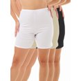 thumbnail image 1 of Underworks Cotton Inseam 8-inch Bloomers 3-Pack, 1 of 5
