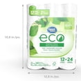 thumbnail image 2 of Great Value ECO Bathroom Tissue, 12 Double Rolls, 242 Sheets, 2-Ply, 2 of 5