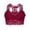 Wine, variant on True Bra Women Pullover Bra Feature V-Neck Balconette Bra Style W-555 Gray XL
