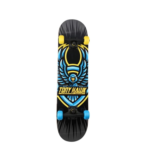 Tony Hawk 31" Popsicle Space Hawk Skateboard with Pro Trucks and ABEC 1 Bearings