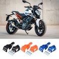 thumbnail image 4 of Youkk 2 Pcs Protection de Fourche en Plastique pour Moto avec Vis Incluses Mode Noir 1Set, 4 of 6