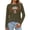 Army Green, variant on HUITKMM Cotton Tshirt Women Womens Canada Long Sleeve Canada Day Flag T Shirt Canadian Maple Leaf Shirts 4136
