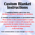 thumbnail image 2 of MesaSe Custom  Memorial Gift with Photo Text Collage  Made in USA  10 Photos Customized Blankets Personalized Throw  Using My Own Pictures for Family Mom Dad Kids Wife or Lover - 4 Sizes, 2 of 6