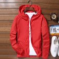thumbnail image 1 of Men Wind Breaker Coat Zipper Hoodie Jacket Quick Drying Sport Outwear New, 1 of 11
