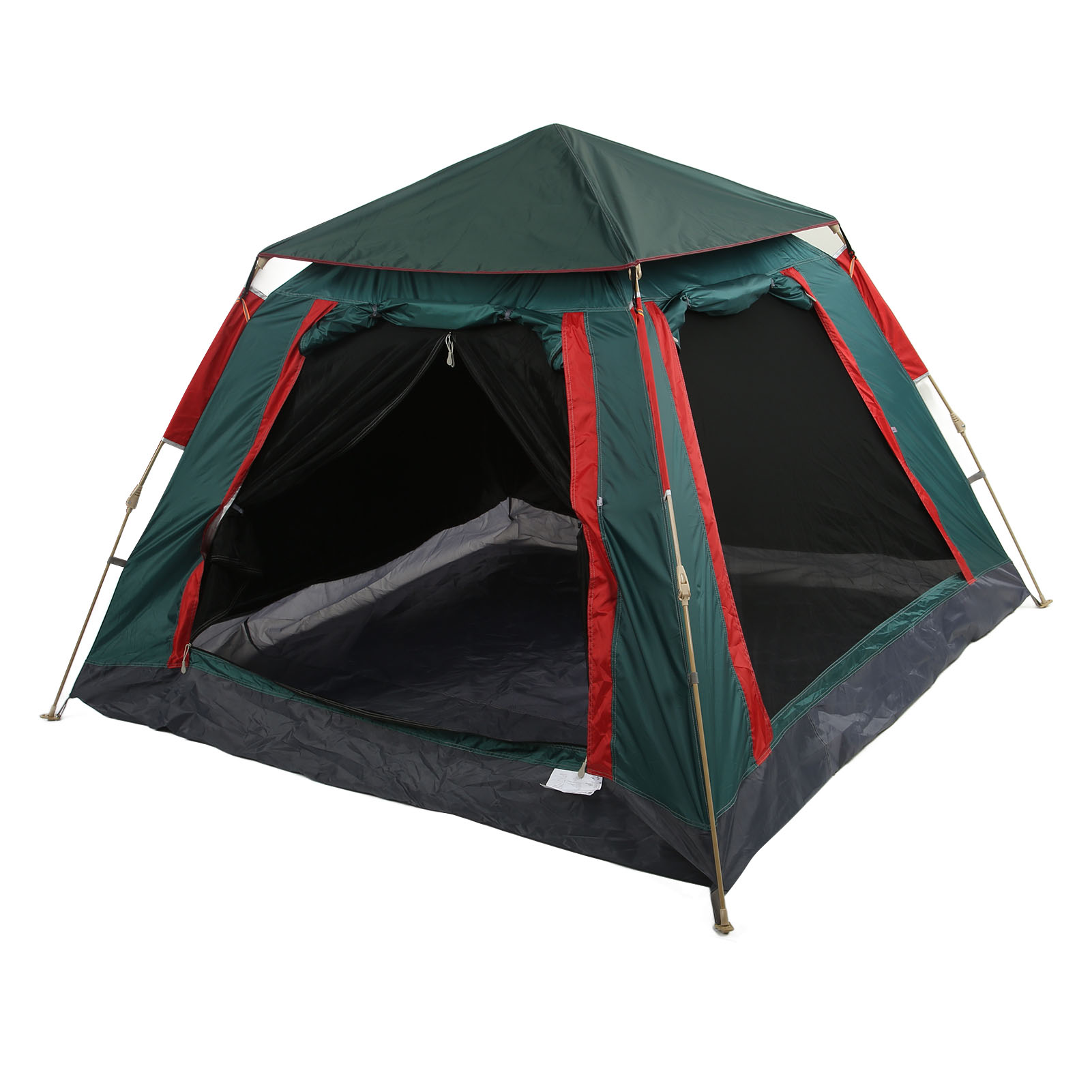 Camping Tent, Fully Automatic 3 To 4 Person 210T Oxford Cloth Waterproof Tent  for Hiking