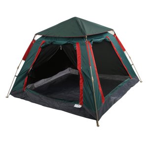 Camping Tent, Fully Automatic 3 To 4 Person 210T Oxford Cloth Waterproof Tent  for Hiking