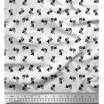 thumbnail image 1 of Soimoi polyester Crepe Fabric Bubbles & Fish Ocean Decor Fabric Printed Yard 52 Inch Wide, 1 of 2