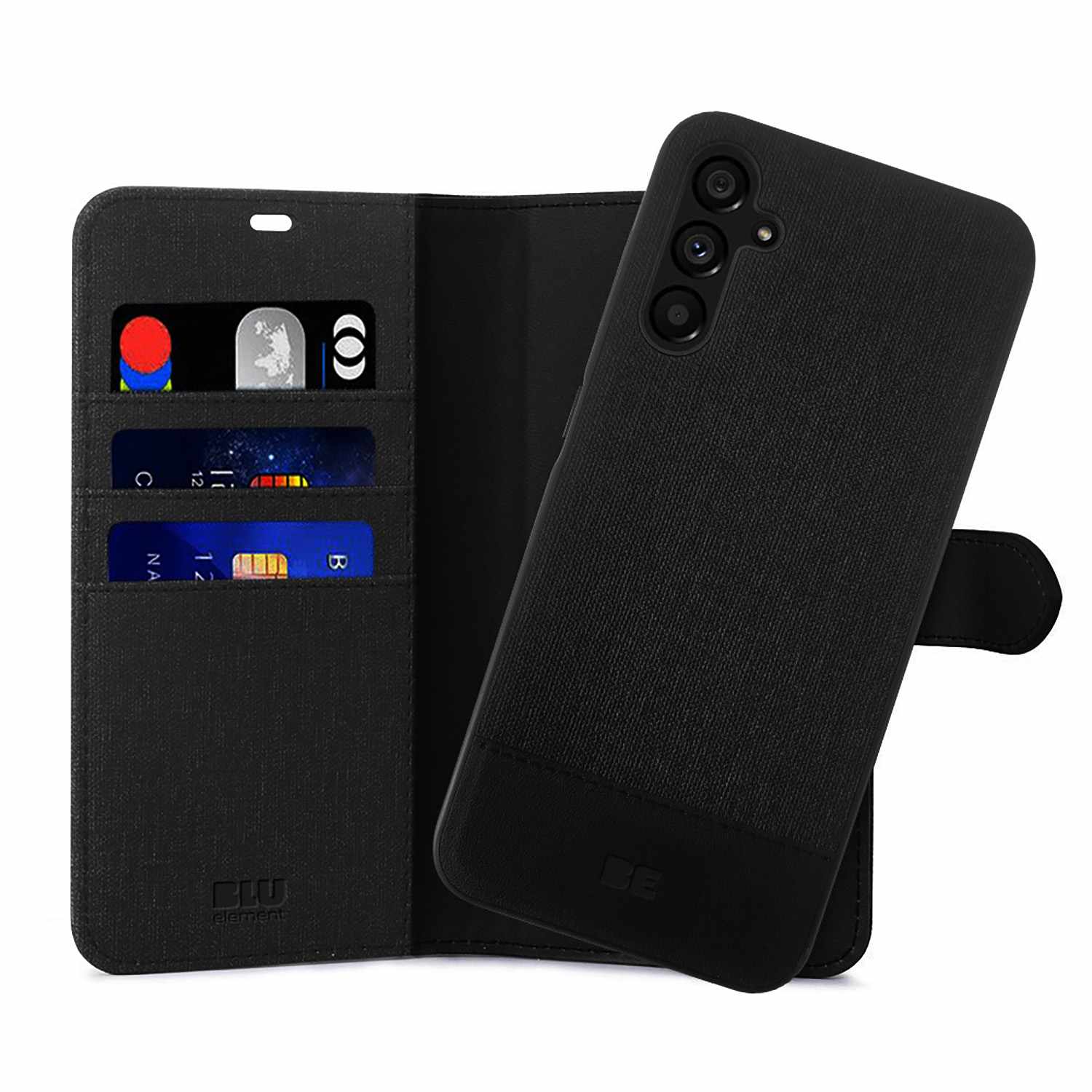 Blu Element Folio 2 in 1 Case Black for Samsung Galaxy S25 Ultra