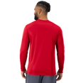 thumbnail image 4 of Hanes Mens Sport FreshIQ Cool DRI Long Sleeve Tee 2-Pack, M, Deep Red, 4 of 8