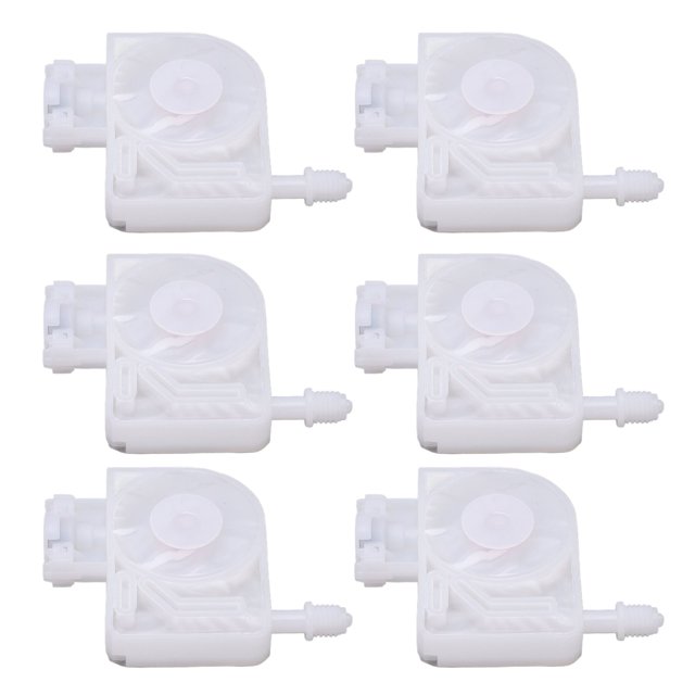Printhead Damper, Ink Damper 6PCS No Blockage Lightweight Fast Filtering PP Plastic With Mesh Filter For 4800 7800 7880 9800 Models