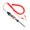 Red Cable, variant on S SERENABLE Circuit Tester Testing Electrical Pen Double Display Heavy Duty Tester Red Cable