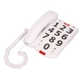 thumbnail image 3 of Large Button Phones For Seniors, Big Button Corded Landline For Elderly Use, Adjustable Volume Corded Landline Telephone, For Home Wall/Desk/ Wall Mountable, 3 of 8