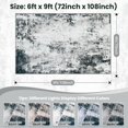 thumbnail image 2 of KIRFEIHT Area Rug 6x9 for Living Room Modern Abstract Bedroom Rug Contemporary Machine Washable Carpet Non Slip Stain Resistant Rug for Dining Room Soft Kid‘s Playroom Rug Faux Wool Indoor Carpet, 2 of 7