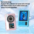 thumbnail image 4 of Student Camera, Compact 48MP Autofocus Dual Screen Selfie Digital Cameras for Snorkeling Surfing Swimming, 4 of 7