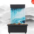 thumbnail image 3 of CNKOO Waterfall Fountain TableTop Ornaments Crafts Landscape Waterfall Scene Basin Home 4, 3 of 6