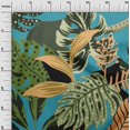 thumbnail image 3 of oneOone Polyester Spandex Dark Teal Green Fabric Ocean Underwater Life Craft Projects Decor Fabric Printed By The Yard 56 Inch Wide, 3 of 4