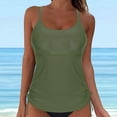thumbnail image 3 of Women's Lace - Up Swimwear Tops - Underwire, Full Coverage, Push - Up, Tie - Back - Polyester, for Swimming Pool & Beach - Available in Multiple Sizes, 3 of 6