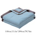 thumbnail image 3 of Cooling Blankets Skin Friendly Plain Print Washed Cotton Bed Blanket Tear Resistant 55x79IN Summer Comforter King Size Plush Throw Blankets for Couch Summer Items Keep Cool for Night Sweats, 3 of 6