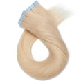 thumbnail image 2 of Extensions de Cheveux Humains à Coller, Cheveux Brésiliens Soyeux, Lisses, Pleine Tête, 20 Pcs, 2 of 7