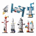 thumbnail image 2 of Ensemble de Blocs de Construction Centre de Lancement de Fusée Spatiale, Station Spatiale Aérospatiale et Modèle de Vaisseau Spatial, Jouet de Briques STIM de Ville Aéronautique Bricolage, Cadeau Éducatif Créatif pour Enfants, 2 of 7
