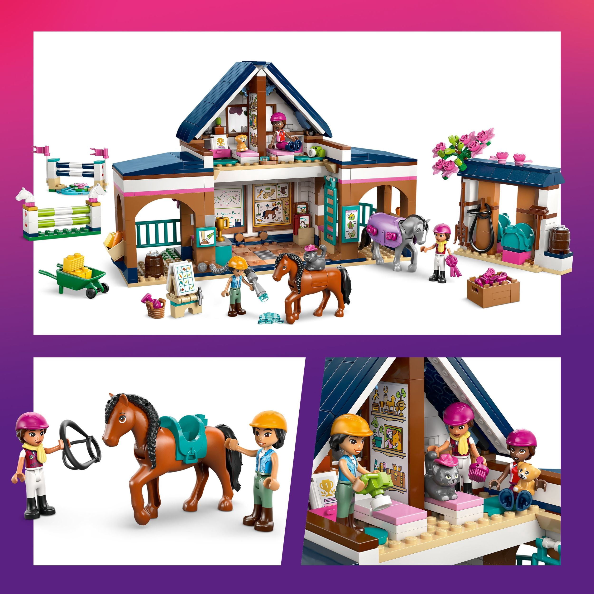 LEGO Friends L’Écurie et l’École d’Équitation – Ensemble de Jouet – 42688