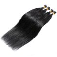 thumbnail image 3 of MesaSe Extensions de Cheveux Humains 100 Brins Pré-Liés Stick Kératine Vrai Remy Cheveux Lisses, 3 of 5