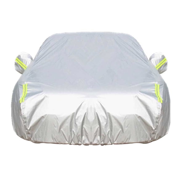 Maytalsory Car Cover Protector Scratch Dust Sun Rain Snow Waterproof Resistant silver 490x190x150cm