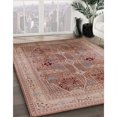 thumbnail image 2 of Ahgly Company Indoor Rectangle Mid-Century Modern Chestnut Red Oriental Area Rugs, 5' x 7', 2 of 6