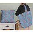 thumbnail image 5 of Soimoi Blue Modal Satin Fabric Circle Art Geometric Print Fabric by Yard 42 Inch Wide, 5 of 5