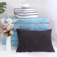 thumbnail image 4 of Unique Bargains Soft Corduroy Corn Striped Decorative Throw Pillow Cover, 4 of 9
