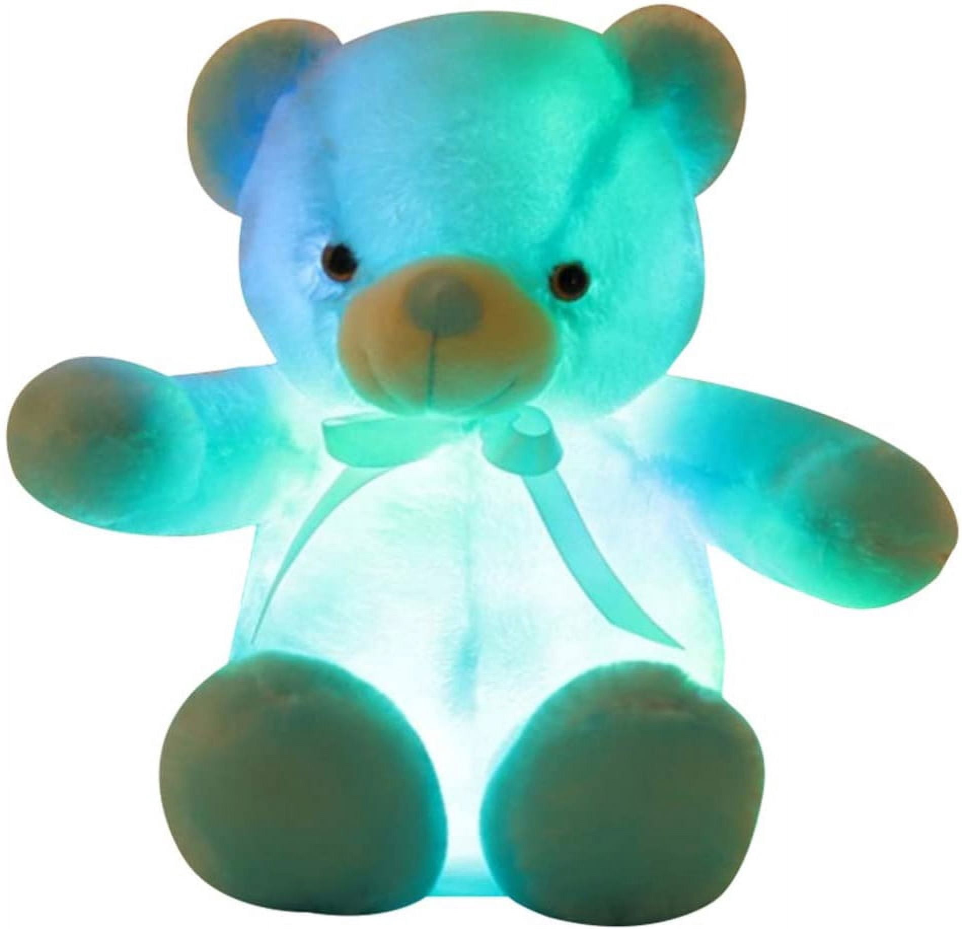 LED teddy bear, plush toy, colorful, luminous toys for children and adults, birthday gift